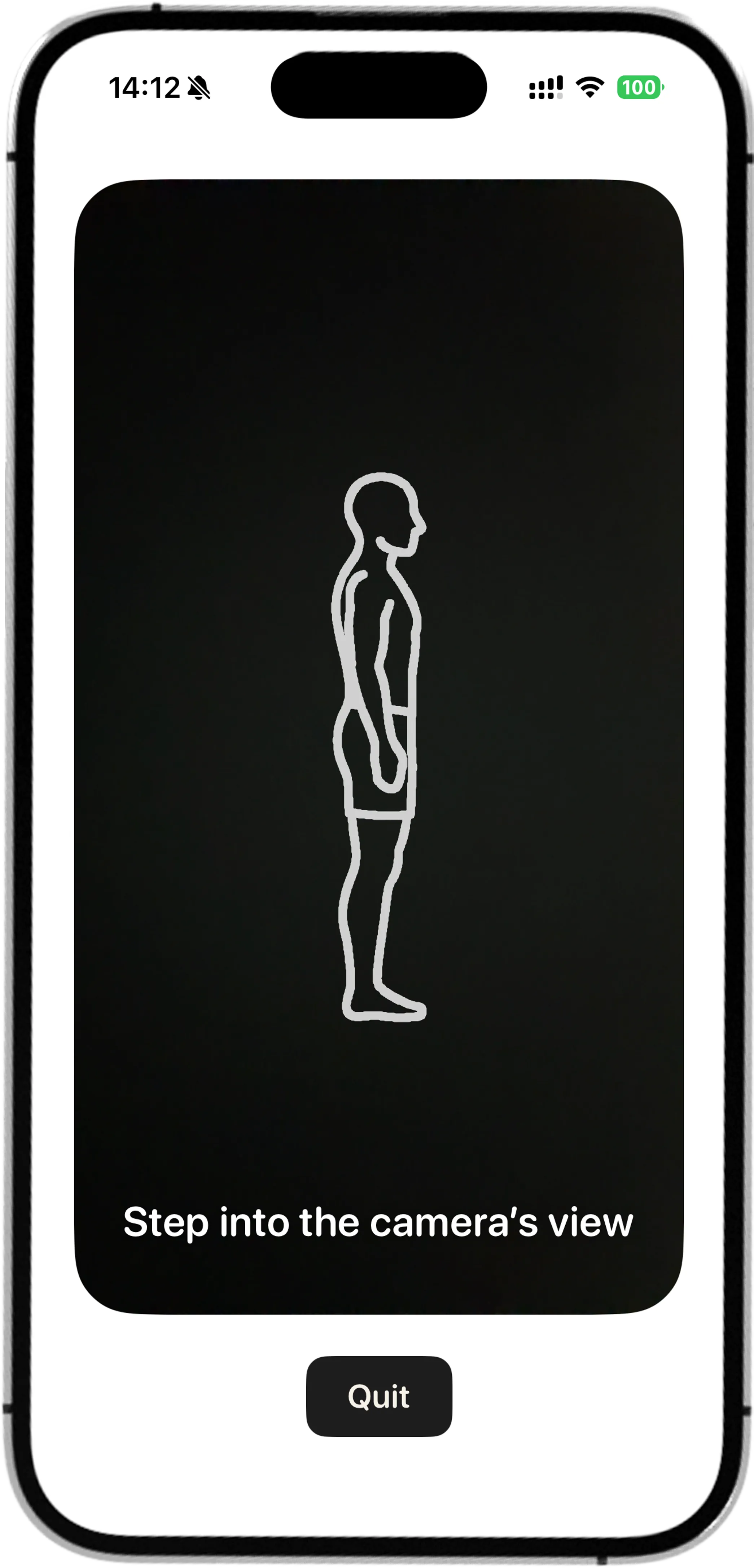 Shimaru app: workout screen